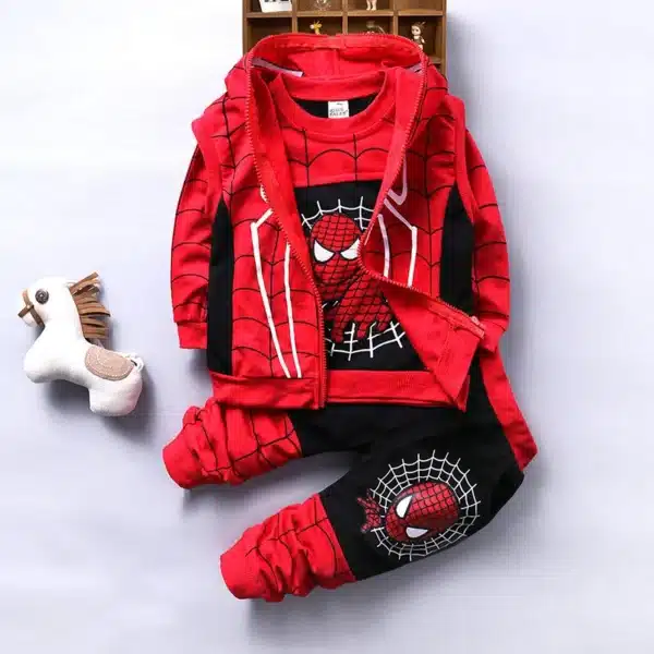 3PC Toddler Baby Boys Spider-Man Outfit...
