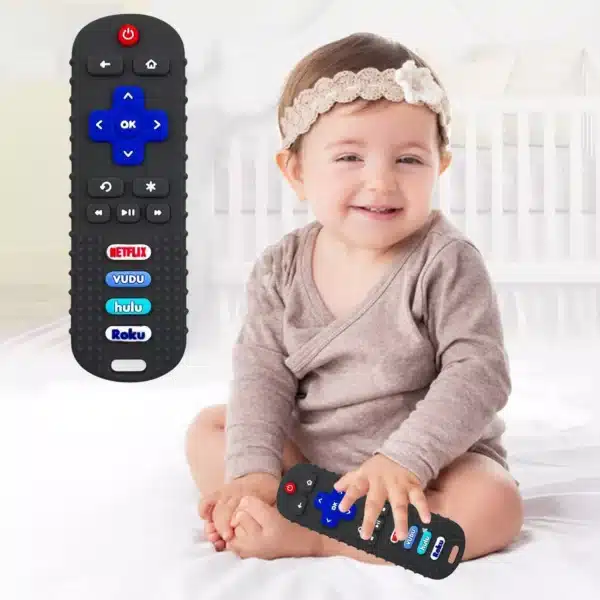 Remote Control Shape Silicone Baby Teething Toys