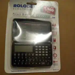 Rolodex Electronic Pocket Organizer
