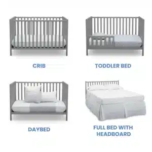 MODERN Wooden Convertible Baby Toddler