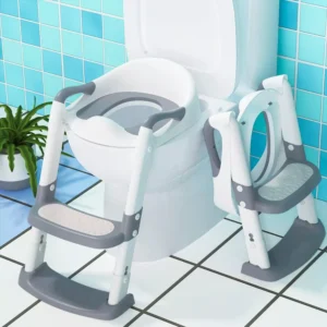 Foldable Potty Training Seat with Step Stool...