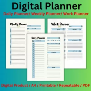 Digital Planner | Daily, Weekly, Work Goodnotes